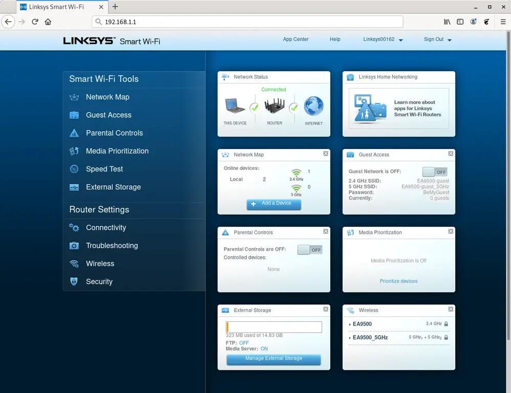 linksys e900 driver for mac